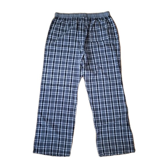 MEN'S XXL 2XL PAJAMA PANTS BLK WHITE - Picture 3 of 4